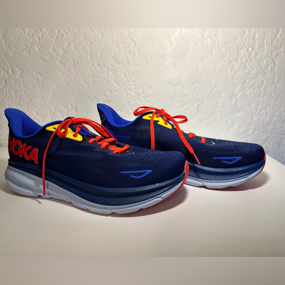 Men’s Hoka Clifton 9 Bellwether Blue Running Sneaker